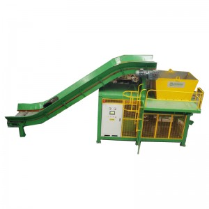 waste engine cracker scrap car wheel shredder machine
